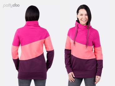 Schnittmuster Faye Colourblock Sweater by pattydoo